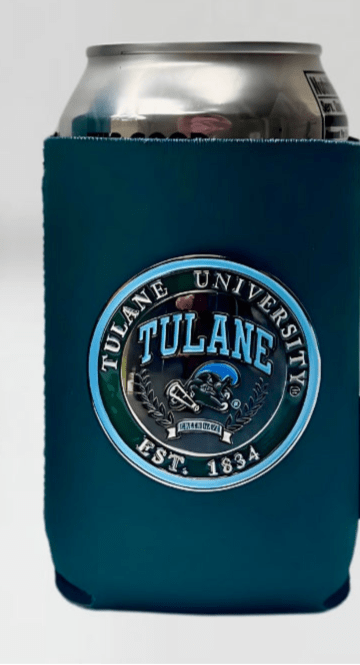 Officially Licensed Tulane University Green Wave Beverage Cooler Koozie - Grace Global & Co