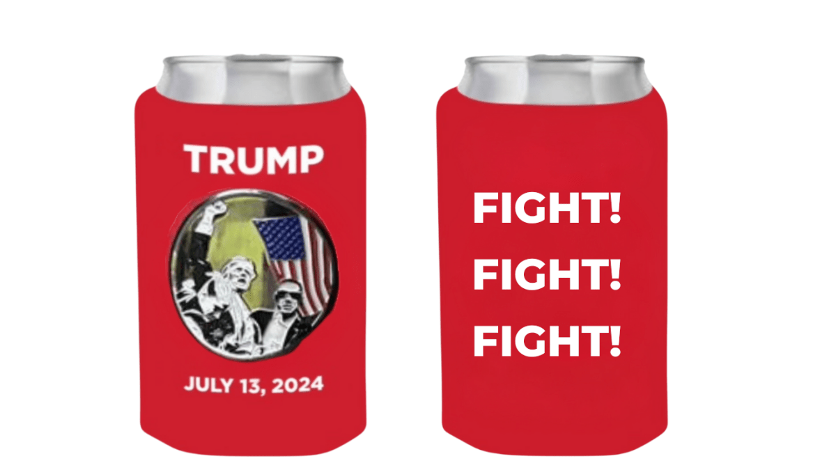 Trump "Fight! Fight! Fight!" Beverage Can Cooler *Limited Edition* - Grace Global & Co
