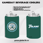 Officially Licensed Tulane University Green Wave Beverage Cooler Koozie - Grace Global & Co